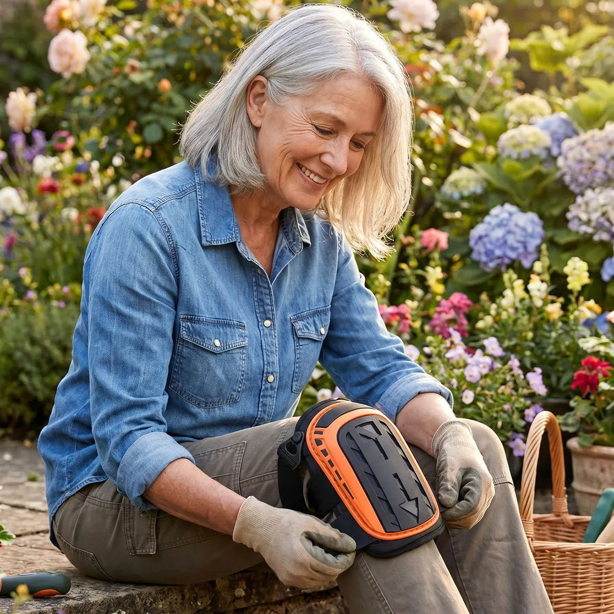 Garden Knee Pads for Comfortable Kneeling - Granny Garden