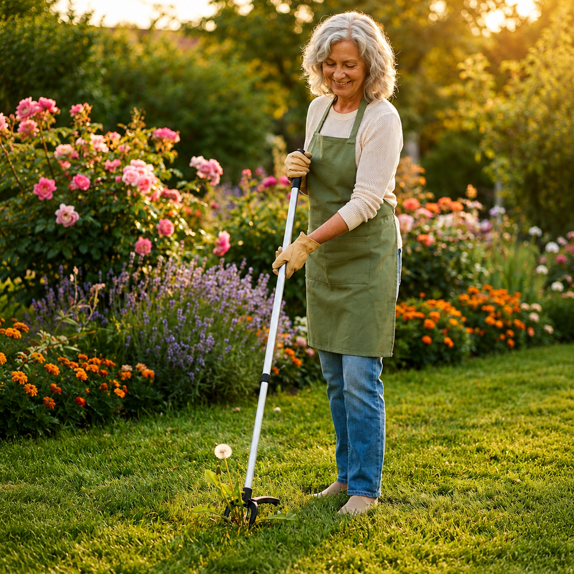 Stand-Up Weed Puller - Granny Garden