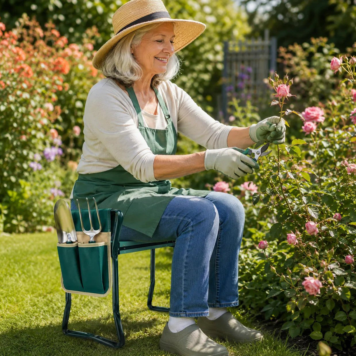 The Garden Kneeler & Seat - Granny Garden