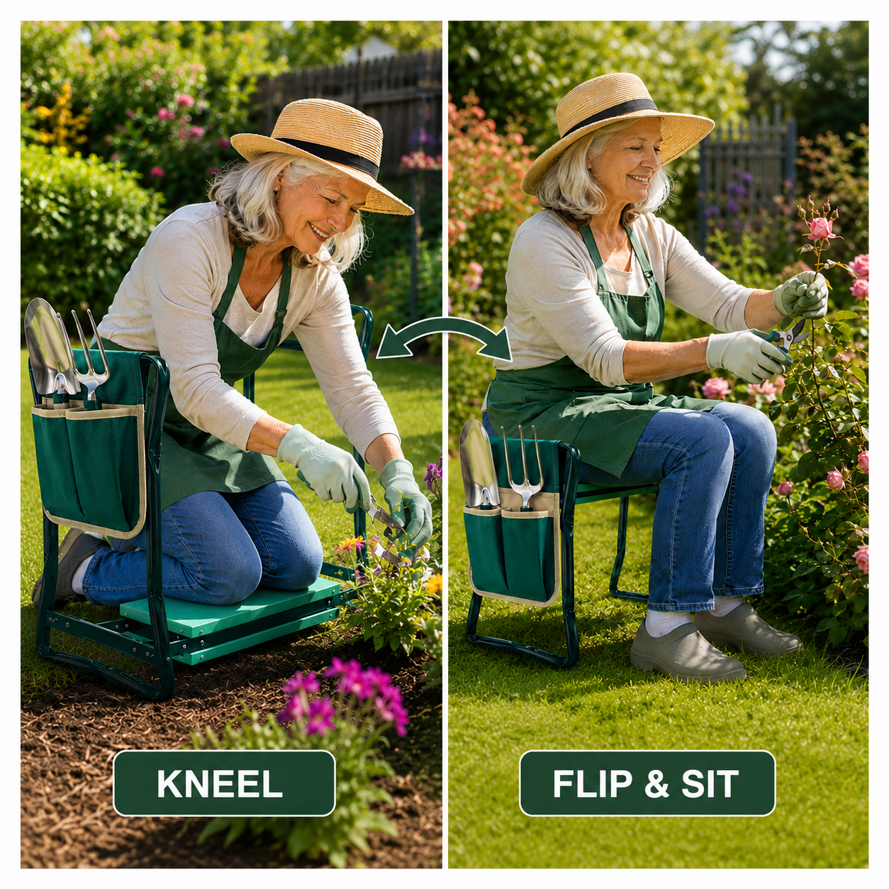 The Garden Kneeler & Seat - Granny Garden