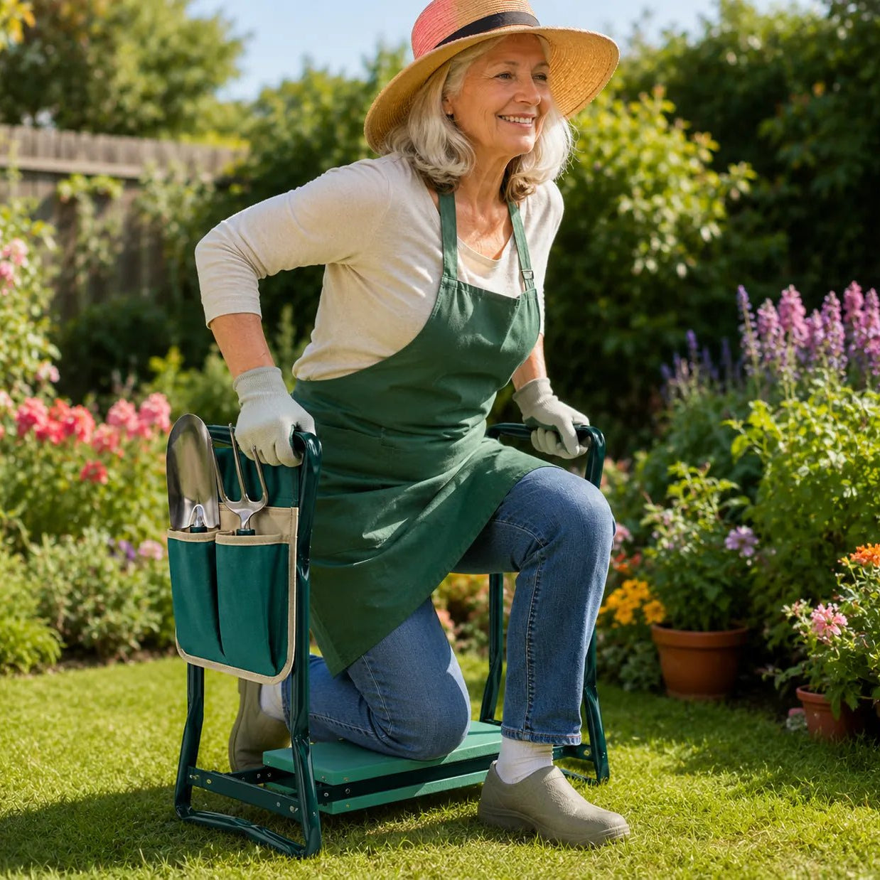 The Garden Kneeler & Seat - Granny Garden
